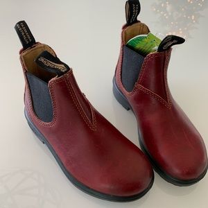 Girls Blundstones, size 12, deep red